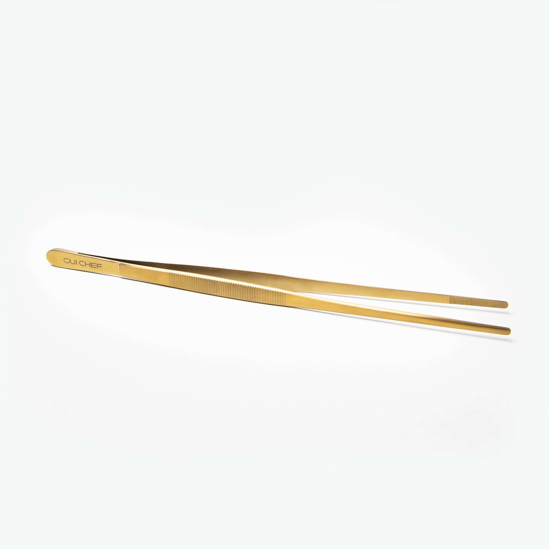 Oui-Chef-30cm-Straight-Regular-Tweezers-Gold