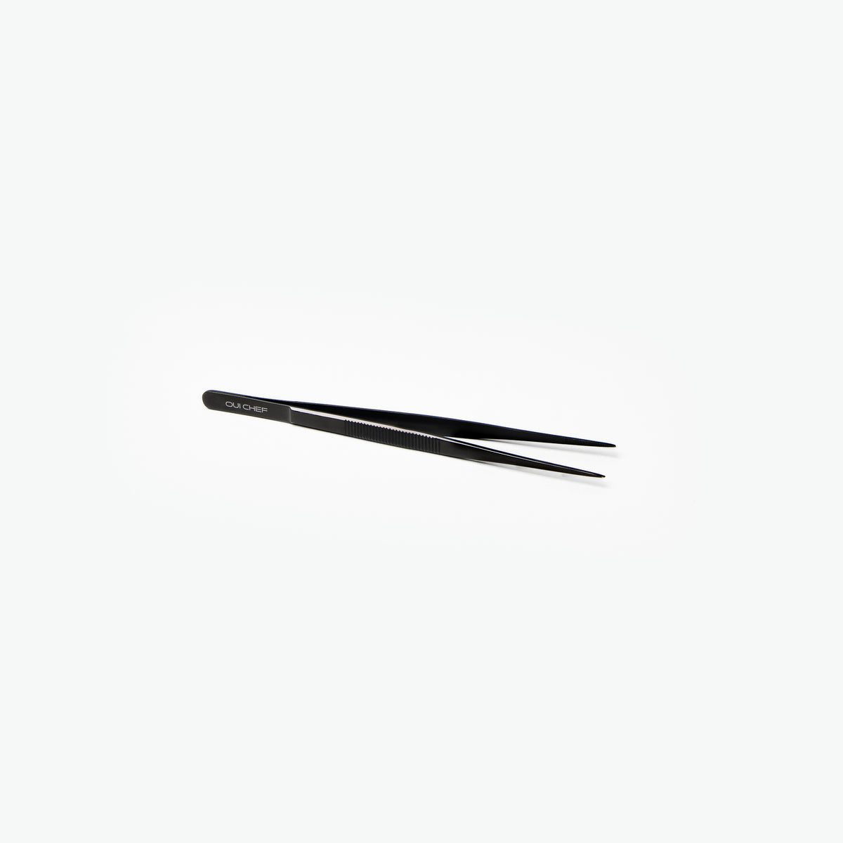 Oui_Chef_15.5cm_Straight_SuperFine_Tweezers_Black_Top