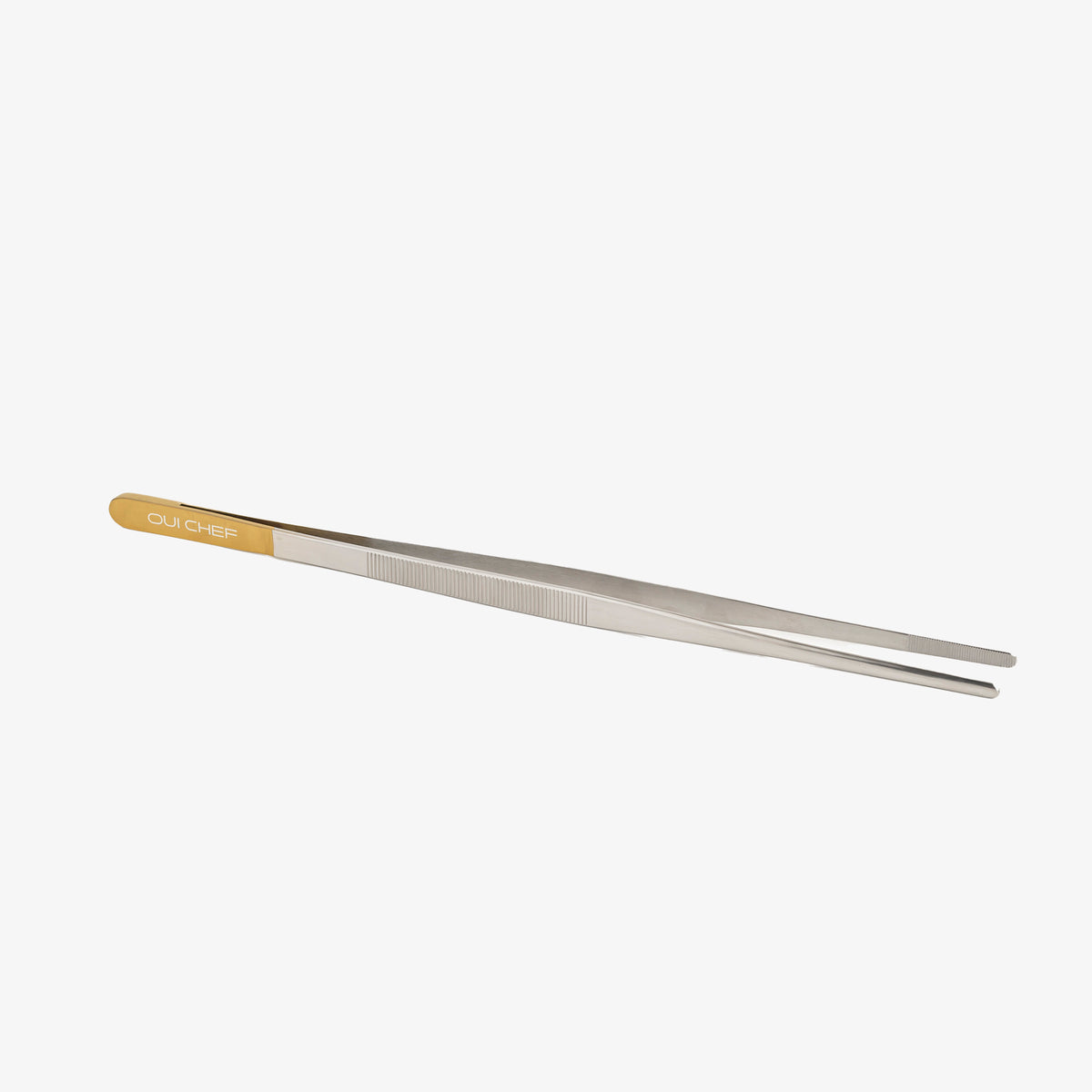 Oui-Chef-40cm-Straight-Regular-Tweezers-Gold-Top