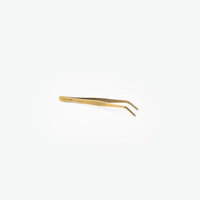 Oui-Chef-14cm-Angled-Tip-Regular-Tweezers-Gold