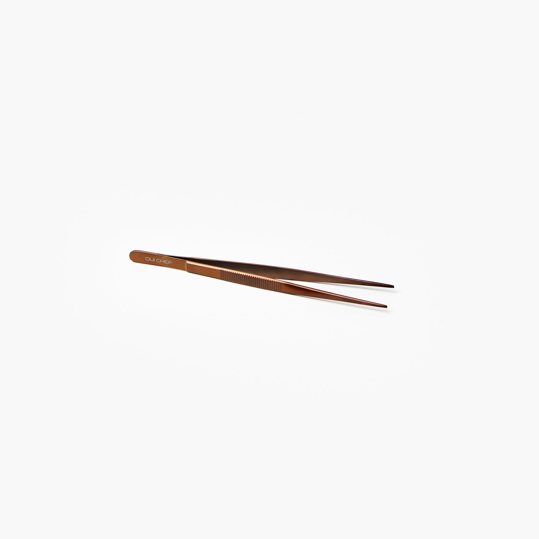 Oui-Chef-15.5cm-Straight-SuperFine-Tweezers-Copper