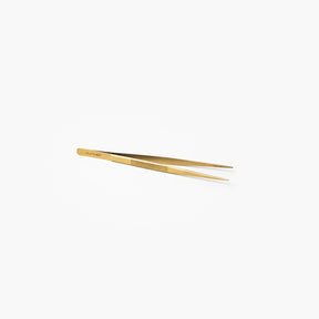 Oui-Chef-15.5cm-Straight-SuperFine-Tweezers-Gold