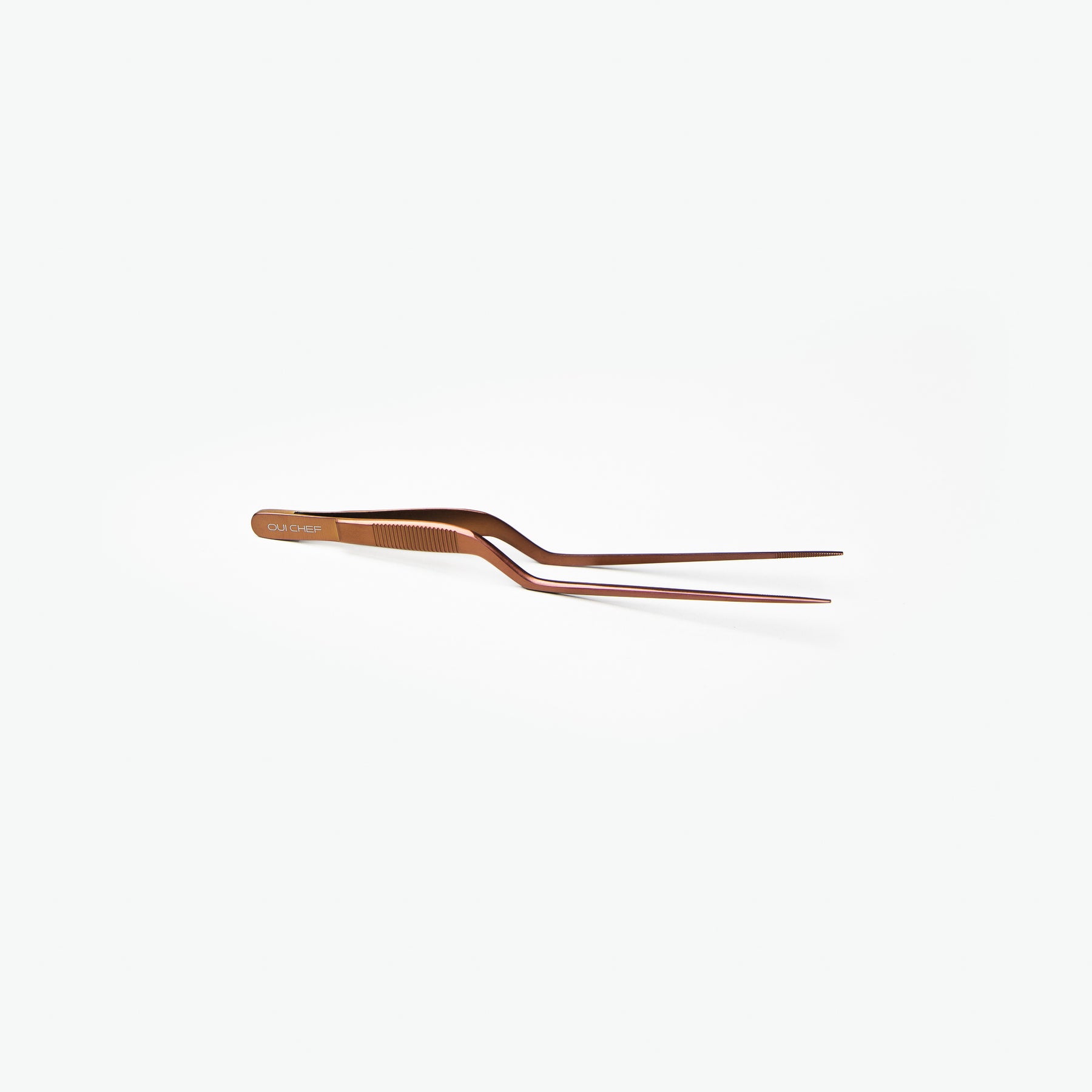 Oui-Chef-17cm-Offset-SuperFine-Tweezers-Copper