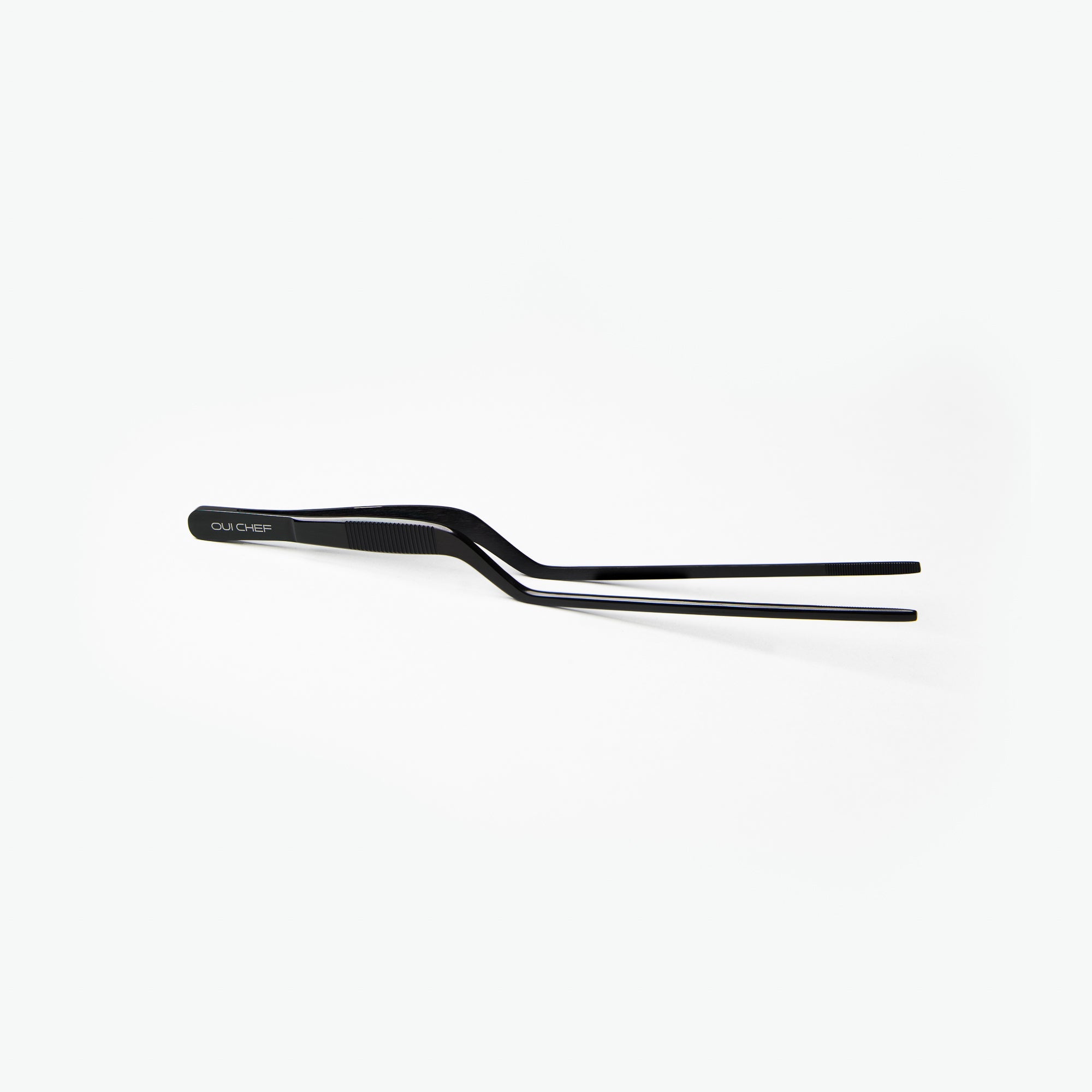 Oui-Chef-20cm-Offset-Regular-Tweezers-Black