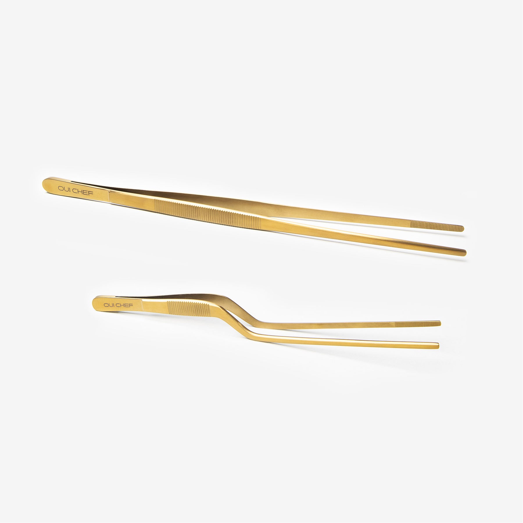 Oui-Chef-Duo-Medium-Large-Gold-Tweezers-Kit