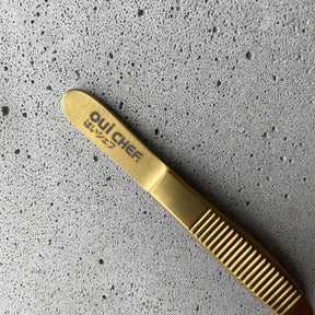 SALE - 17cm / 6.69" SuperFine® Offset Chef's Tweezers (Medium-Small)