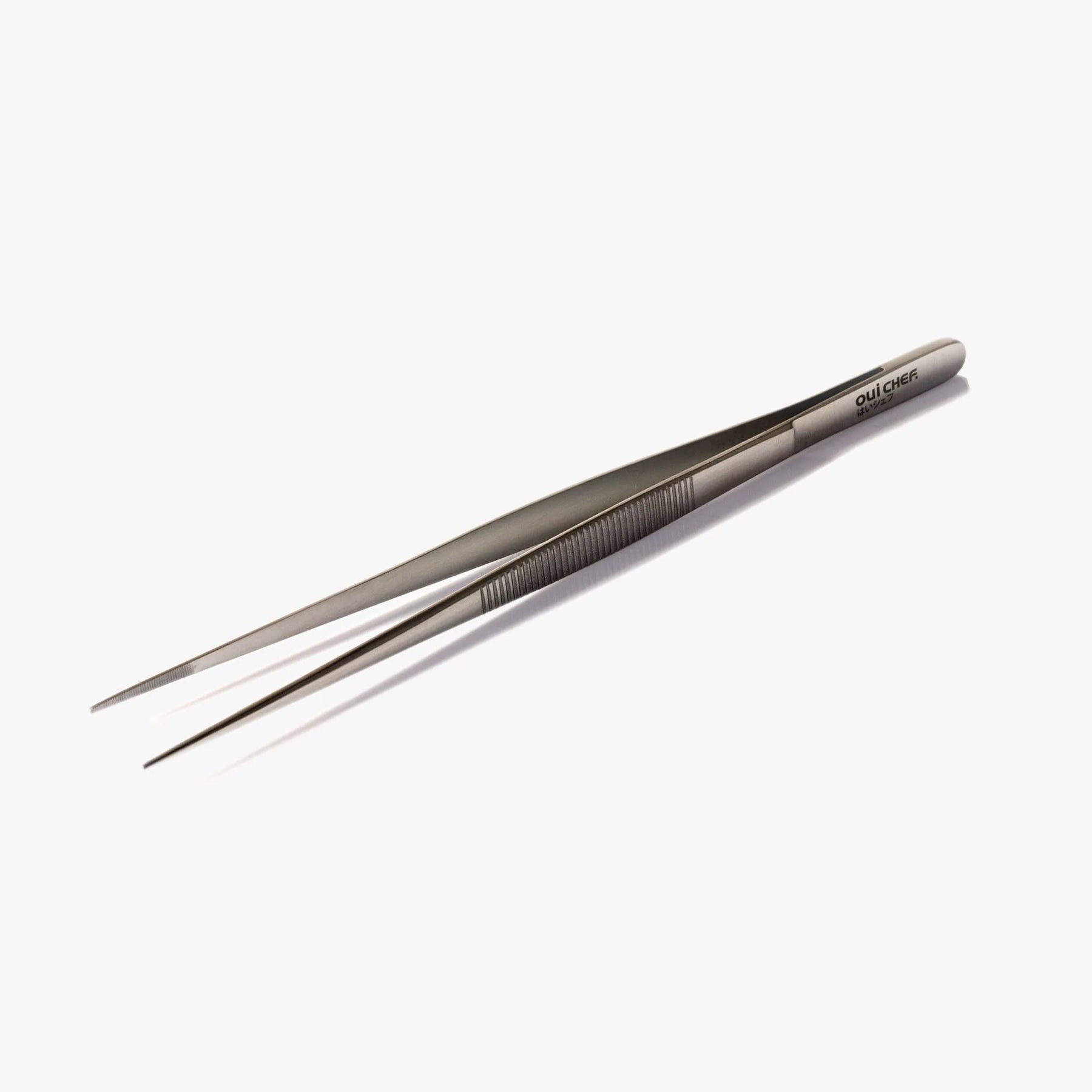 OUI CHEF superfine straight tweezers 20cm stainless steel