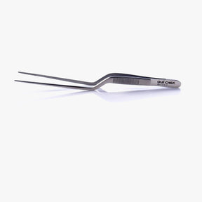 SALE - 17cm / 6.69" SuperFine® Offset Chef's Tweezers (Medium-Small)