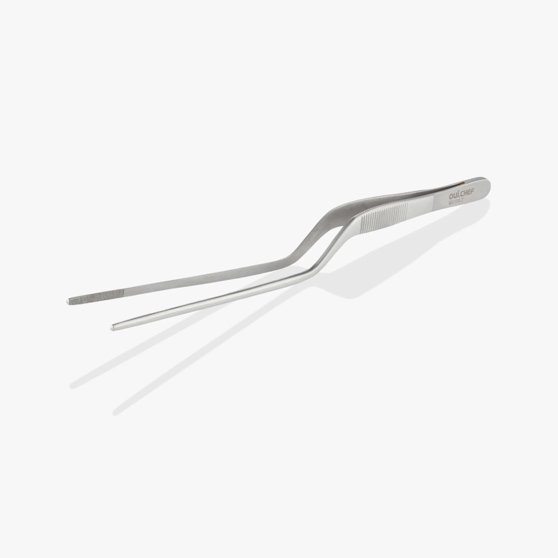oui chef cooking kitchen tweezers stainless steel 20cm offset